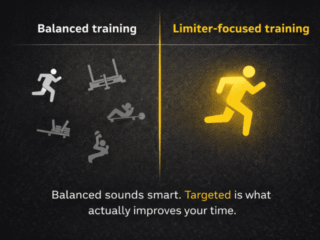 Comparison of balanced training versus limiter-focused HYROX training approach