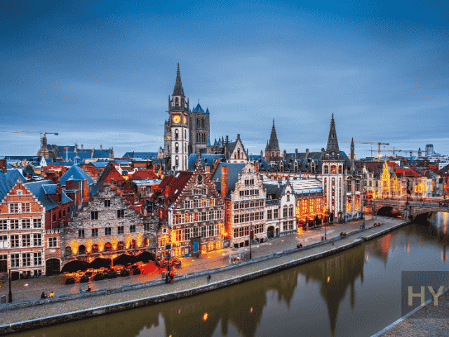 Arial view of HYROX Belgium held in Mechelen