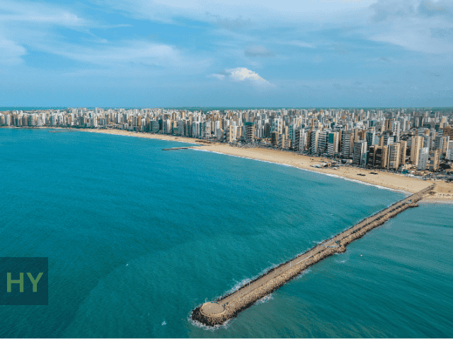 Aerial view of HYROX Fortaleza location